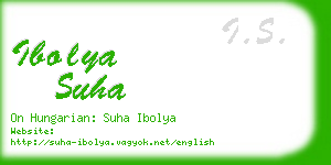 ibolya suha business card